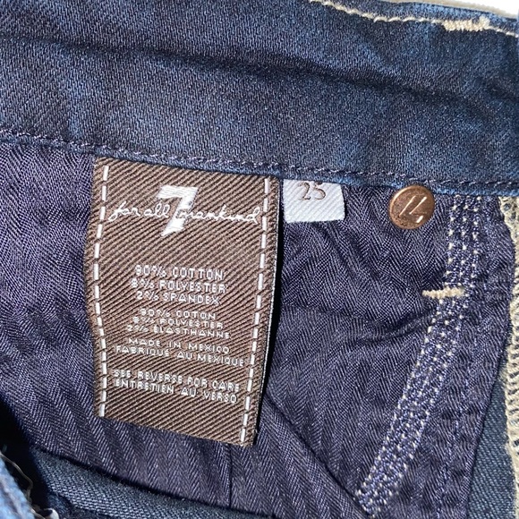7 For All Mankind Karah Straight Leg Jeans - Picture 7 of 9